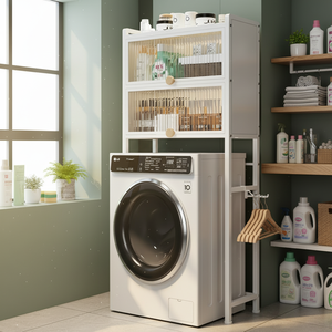 Nuevo Estante Metálico Moderno <span class=keywords><strong>de</strong></span> 3 Niveles <span class=keywords><strong>para</strong></span> <span class=keywords><strong>Baño</strong></span>, Estante <span class=keywords><strong>para</strong></span> Lavadora, <span class=keywords><strong>Mueble</strong></span> <span class=keywords><strong>de</strong></span> Almacenamiento Multifuncional, Organizador <span class=keywords><strong>de</strong></span> Rollos <span class=keywords><strong>de</strong></span> Papel <span class=keywords><strong>para</strong></span> Puerta, Toallero - Product Image 5