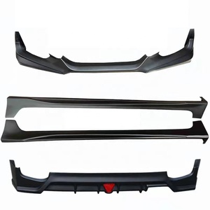 ชุดแต่งรอบคันสำหรับ Honda Fit/<span class=keywords><strong>Jazz</strong></span> สไตล์ Mugen ผลิตจากพลาสติก ABS สำหรับ Honda <span class=keywords><strong>Jazz</strong></span> ปี 2018 2019 <span class=keywords><strong>2020</strong></span> ประกอบด้วยลิ้นหน้า ลิ้นหลัง และสเกิร์ตข้าง - Product Image 6