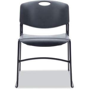 Silla Escolar Apilable de Resina Alera, Soporta 275 lb, Altura del Asiento 18.50\", Respaldo y Base Negros, 4 por Caja - Product Image 2