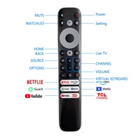 Télécommande universelle IR RC902V FMR1 FMR4 pour téléviseur intelligent TCL