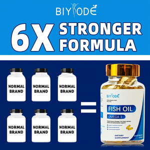 Suplemento Dietético de Óleo de Peixe <span class=keywords><strong>Omega</strong></span> 3 de Alta Potência com Marca Privada OEM, 120 Cápsulas para Suporte ao Cérebro, Coração e Sistema Nervoso - Product Image 3