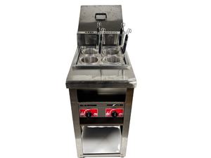 Máquina Comercial para Hacer Sopa de Fideos de Res de <span class=keywords><strong>Lanzhou</strong></span>, de Acero Inoxidable, con 4 Cabezas, 4000W, Cocina de Pasta con Gabinete para <span class=keywords><strong>Restaurante</strong></span> - Product Image 1