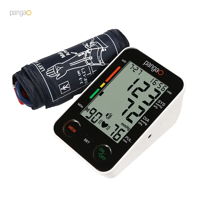 Medical Electronic Sphygmomanometer Blood Pressure Measuring Instruments Upper Arm BP Monitor
