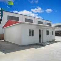 Maisons préfabriquées en acier imperméables à faible coût pour carport et abri de jardin, design moderne, installation facile