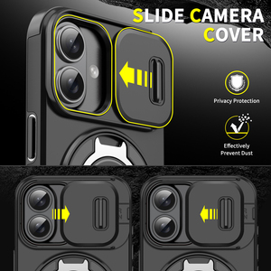 Armure Magnétique 360 Degrés Rotation Caché Support Mobile Téléphone Cas pour iPhone 15 16 <span class=keywords><strong>Pro</strong></span> Max - Product Image 3