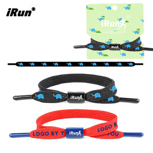 <span class=keywords><strong>IRun</strong></span> Anime cuerda hecha a mano cordón trenzado pulsera baloncesto cuerda pulsera Logotipo de Metal personalizado tejido poliéster cordón pulsera - Product Image 1