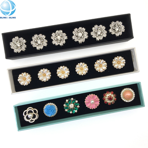 Cubiertas <span class=keywords><strong>de</strong></span> Botones con Cristales Dorados y Flores, Accesorios <span class=keywords><strong>de</strong></span> Aleación con Pedrería, Cubiertas <span class=keywords><strong>de</strong></span> Botones con Clip para Camisas, Mangas, Trajes, Decoración <span class=keywords><strong>de</strong></span> Gemelos - Product Image 6