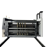 Machine d'impression flexographique automatique à grande vitesse avec découpe pour carton ondulé et boîtes en carton, avec empileur de comptage