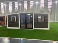 Atelier mobile de vente directe d'usine 40 pieds 2-4 chambres à coucher maison de luxe construction rapide australie maison en conteneur extensible pour la famille