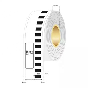 Rouleau d'étiquettes adhésives thermiques continues <span class=keywords><strong>Brother</strong></span>, imperméables, compatibles avec les imprimantes d'étiquettes <span class=keywords><strong>Brother</strong></span> pour usage chimique et expédition - Product Image 2