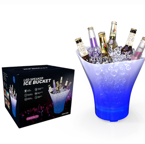Hot bán xách tay mini âm thanh bia xô sáng Ice <span class=keywords><strong>Bucket</strong></span> với ánh sáng <span class=keywords><strong>LED</strong></span> và BT loa cho Đảng cắm trại - Product Image 6