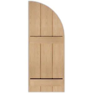 China factory direct sales fashionable polyurethane decorative millwork quarter round rough sawn woodgrain shutters for windows