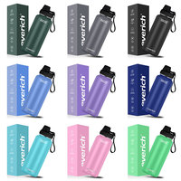 Bouteille d'eau personnalisée 32oz chaud froid isolé bouteille d'eau en acier inoxydable bouteille d'eau