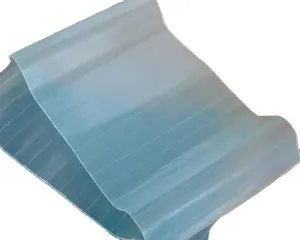 High temperature resistant grp factory roof skylight frp/fiber glass transparent roof tile price per sheet