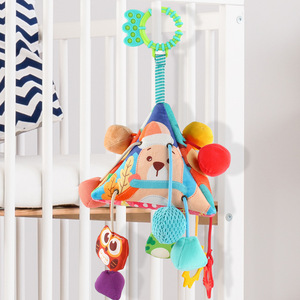 HY Toys bebé cabecera colgante agarrar bola cognitiva océano bosque dibujos animados geometría juguete - Product Image 4