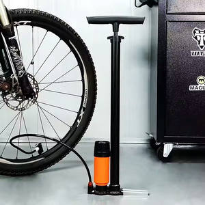 <span class=keywords><strong>Pompe</strong></span> à vélo en aluminium haute pression à main et <span class=keywords><strong>pied</strong></span> avec valve Schrader/Presta et jauge de montre pour vélo de <span class=keywords><strong>route</strong></span> montagne - Product Image 6