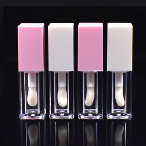 Tube carré transparent en PETG pour brillant à lèvres, 5 ml, vide, avec bouchon applicateur, pour rouge à lèvres liquide et blush - Product Image 6