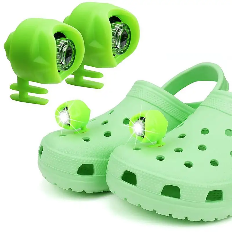 Long-lasting Headlights for croc lights for shoe Decorations Ultra Bright light up croc charms for Dog Walking Handy Camping
