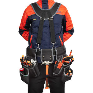 กระเป๋าเครื่องมือแบบปรับแต่งได้ สายสะพายไหล่ รับน้ำหนักได้ 200 ปอนด์ ผ้าอ๊อกซ์ฟอร์ดอเนกประสงค์ กระเป๋าคาดเอวใส่เครื่องมือ - Product Image 3