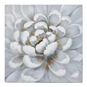 Handmade Flower Painting Canvas Wall Art Modern Nordic Canvas Wall Picture Plant Minimalist For Room Decor Floral Artwork