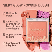 O TWO O Blush indonésie malaisie Pakistan meilleure vente de maquillage Blush 6 couleurs longue durée poudre Blush imperméable