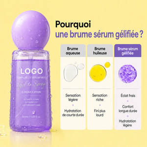 Private Label Customizable Facial <b>Jelly</b> Serum Fine Relieve Dry Pores Lightweight Moisture Care Radiant Skin PDRN Serum Mist - Product Image 3