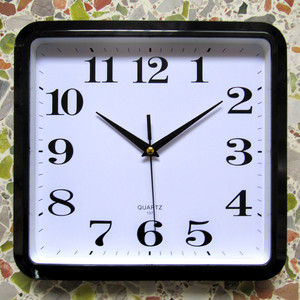 10 Inches <strong>Small</strong> Quartz Analog square <strong>Wall</strong> <strong>Clock</strong> - Product Image 3