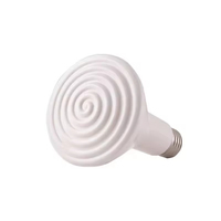 Ampoule LED chauffante en céramique à prix direct usine, culot E27, AC100-240V, motif A19, pour chauffage de vivarium de dragon barbu, lézard ou animal de compagnie