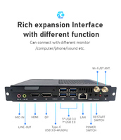 Nuevo OPS PC AI TOPS 34 con CPU Intel Ultra 5/Ultra 7, DDR5 de 8GB/16GB, SSD de 256GB/512GB, Pantalla 4K UHD para Pizarra Interactiva Inteligente