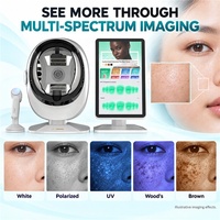 Analyseur de peau IA 27A Plus amélioré, écran tactile large de 20,5 pouces, imagerie faciale 36MP, détection multispectrale, OEM ODM