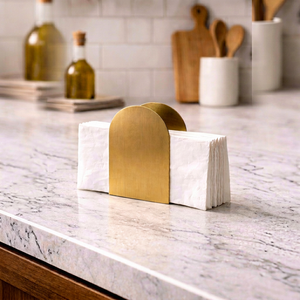 Porte-boîte à mouchoirs en métal moderne, finition dorée, pour table, cadeau et décoration de la maison et du salon, exportation indienne - Product Image 1