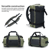 Sac de sport étanche 600D TPU avec fermeture éclair, 40L, léger, pour camping, voyage, gym, kayak, bateau, avec bretelles de sac à dos