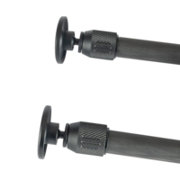 Linkogear HB-C05 - Bipied léger ultra-résistant en fibre de carbone - Repose-arme tactique haute résistance - Accessoires de chasse robustes