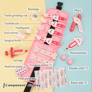 लकड़ी के डॉक्टर नाटक नाटक ने बच्चों के लिए शैक्षिक खिलौने की भूमिका निर्धारित की - Product Image 4