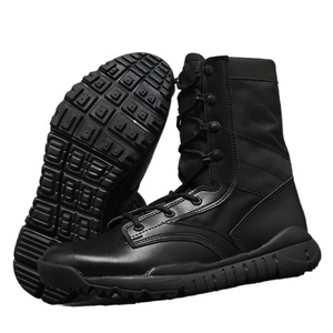 SFB49 721 Custom Wholesale Large Size Outdoor <b>Hiking</b> Shoes Non-slip Combat <b>Boots</b> Tactical Black Shoes <b>Boots</b> - Product Image 1