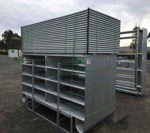 थोक गैल्वेनाइज्ड मवेशी पैनल भारी शुल्क फार्मलैंड कॉर्राल पैनल अमेरिकी बाजार में पशुधन घोड़े की कोरल पैनल - Product Image 1