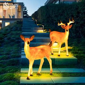 إضاءة ليد كبيرة قابلة للتخصيص ثلاثية الأبعاد للكريسماس والغزلان-في الهواء الطلق - Product Image 4