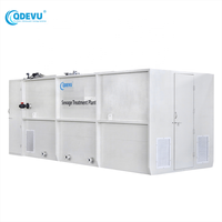 Fosse septique en fibre de verre système mbr station d'épuration des eaux usées pour le traitement des eaux usées à domicile treplant d'eaux usées emballé domestique