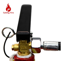 Extincteur à CO2 homologué CE, 7 kg, type dioxyde de carbone, norme EN3, indice d'extinction 113B pour centre de données, panneau électrique