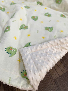Comfort Focused Infant Textile <b>Baby</b> <b>Muslin</b> Cotton Blanket 70x140cm Double Layer Ultra Soft for Infant Sleep - Product Image 6