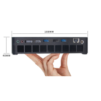 GSH Fanless Desktop PC Mini Firewall VPN Computer Industrial Win10 Computer Mini PC