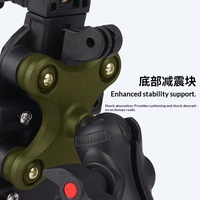 Support universel pour téléphone portable pour moto et vélo électrique, Nouveau modèle 2025, avec absorption des chocs Octopus, pour livreur et navigation