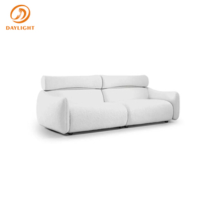 Canapé de salon de haute qualité Foshan, usine de personnalisation de meubles, OEM/ODM, nouveau design créatif en bambou en forme de cœur - Product Image 5