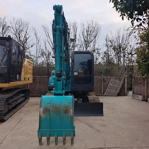 Mini excavatrice Kobelco Sk75 7 tonnes de garantie d'un an pelle sur chenilles d'occasion de haute qualité moteur moteur pompe engrenage bon état - Product Image 3
