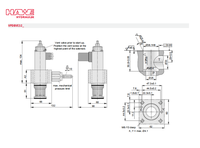 HOERBIGER HAWE VPDBVE16E VPDBVE32E VPDB - Vannes pneumatiques proportionnelles de limitation de pression 24VDC 350bar