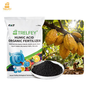 Gránulos de Ácido Húmico Soluble en Agua, Fertilizante Orgánico de 40 kg para Remediación del Suelo, Pulverización Foliar, Riego por Goteo - Product Image 1