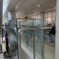 Verre trempé transparent sur mesure 8-12 mm, écologique, haute résistance, garantie 5 ans pour hôpitaux, centres commerciaux et métros