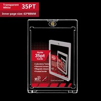Étui à cartes de baseball tendance avec protection UV 100% et blocage RFID, pour cartes TCG et sportives, porte-cartes magnétique One Touch 35pt, 70g