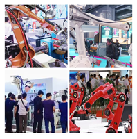 Laser Las robot otomatis, lengan robot las logam aluminium otomatis