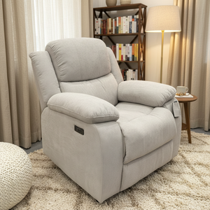 Sillón Reclinable para Cine en Casa, Sillón Acolchado, Sofás Reclinables para Sala de Estar, Muebles Reclinables Eléctricos para el Hogar, Sillas Reclinables - Product Image 1